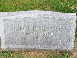 Frances D. “Dorothy” <I>Nisbet</I> Capper 