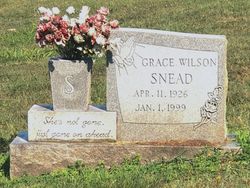 Grace <I>Wilson</I> Snead 