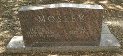 Bessie Lorena “Bess” <I>James</I> Mosley 