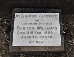 Bertha Mary <I>Waters</I> Williams 