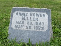 Anna <I>Bowen</I> Miller 