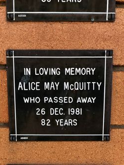 Alice May McQuitty 
