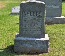 Myrtle A Ahlers 