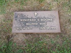Winifred Edith <I>Bowdler</I> Boone 