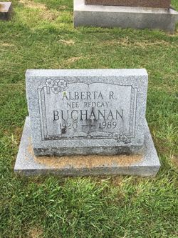 Alberta R <I>Redcay</I> Buchanan 