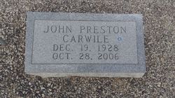 John Preston Carwile 