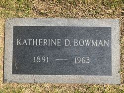 Katherine <I>Desmond</I> Bowman 