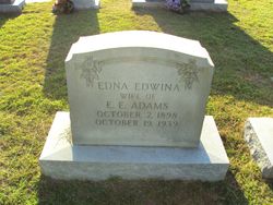Edna Edwina <I>Epps</I> Adams 