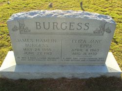Eliza Jane <I>Epps</I> Burgess 