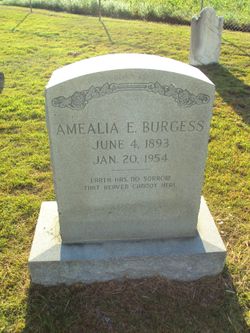 Amealia E Burgess 