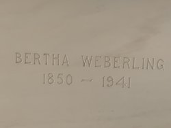 Bertha <I>Schmidt</I> Weberling 