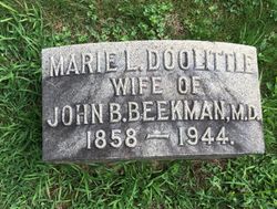 Marie Ludlow <I>Doolittle</I> Beekman 