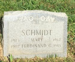 Mary McKechine “May” <I>Wright</I> Schmidt 
