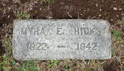 Myra Elaine <I>Tooker</I> Hicks 