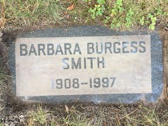 Barbara Copeland <I>Burgess</I> Smith 