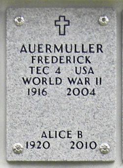 Alice <I>Baillie</I> Auermuller 