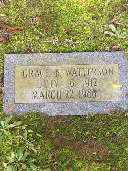 Grace Agnes <I>Braden</I> Watterson 