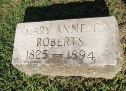 Mary Anne <I>Clemmons</I> Roberts 