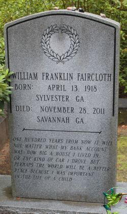 William Franklin Faircloth 