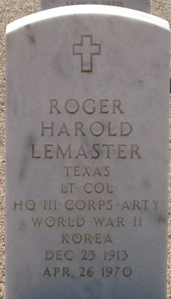Roger Harold LeMaster 