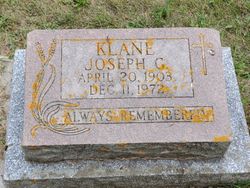 Joseph G Klane 