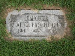 Alice Lucy Bertha Froehlich 