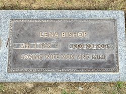 Lena “Mimi” <I>Buchanan</I> Bishop 