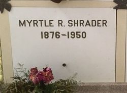 Myrtle R <I>Gordon</I> Shrader 