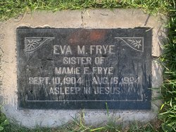 Eva Marie <I>Jones</I> Frye 