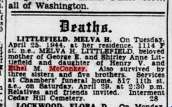 Melva H. <I>McConkey</I> Littlefield 