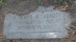 D. Marie H. Abbott 