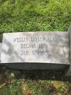 Dr Wesley Ewing Taylor 