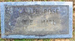 Callie <I>Rose</I> Hall 