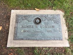 Agnes Francis Adrian 