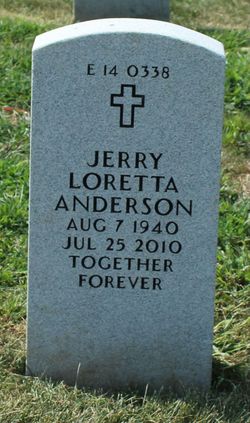 Jerry Loretta <I>Hulett</I> Anderson 