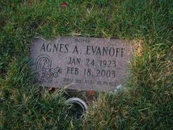Agnes A Evanoff 