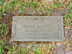 Bessie F <I>McCall</I> Rush 