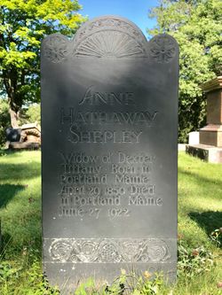 Anne Hatheway <I>Shepley</I> Tiffany 