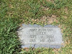 Mary Ruth <I>Orr</I> Lilly 