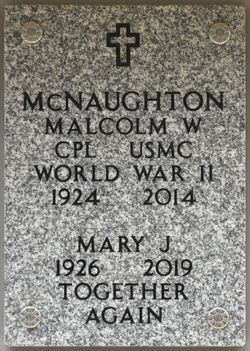 CPL Malcolm W. McNaughton 