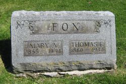 Mary A. <I>Deem</I> Fox 