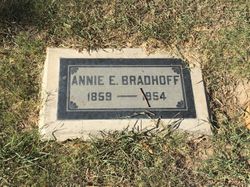 Annie M <I>Baker</I> Bradhoff 