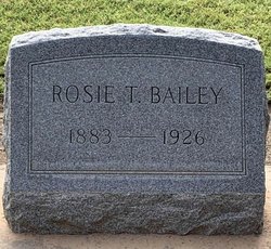 Rosa T. “Rosie” <I>Harris</I> Bailey 