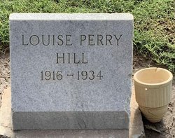 Louise <I>Perry</I> Hill 