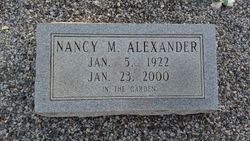 Nancy <I>Martin</I> Alexander 