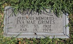 Eva Mae <I>Nichols</I> Grimes 