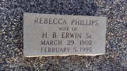 C. Rebecca <I>Phillips</I> Erwin 