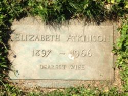 Elizabeth <I>Callaghan</I> Atkinson 