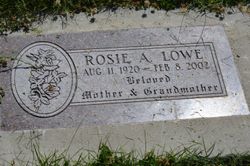 Rose Alene <I>Perry</I> Lowe 