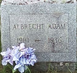 Albrecht “Albert” Adam 